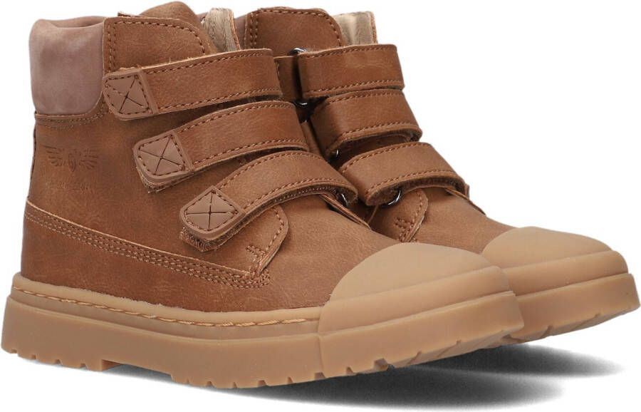 Shoesme SW22W008-A leren enkelboots cognac Bruin Jongens Leer 34