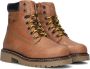 Shoesme Ti23w120 Veterboots Laarzen Met Veters Jongens Kids Cognac - Thumbnail 1