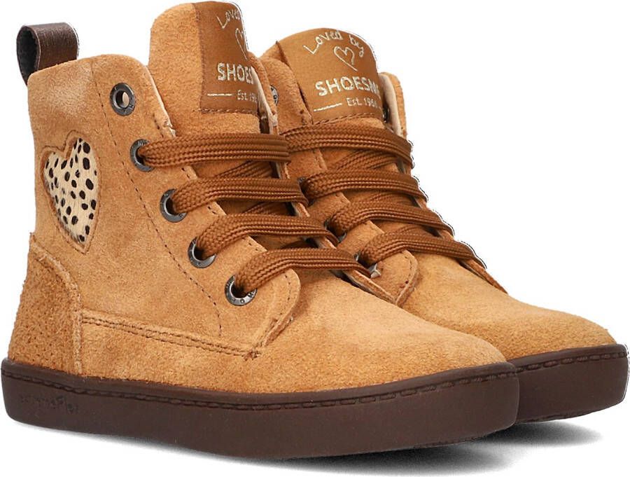 Shoesme Cognac Hoge Sneaker Fl23w015