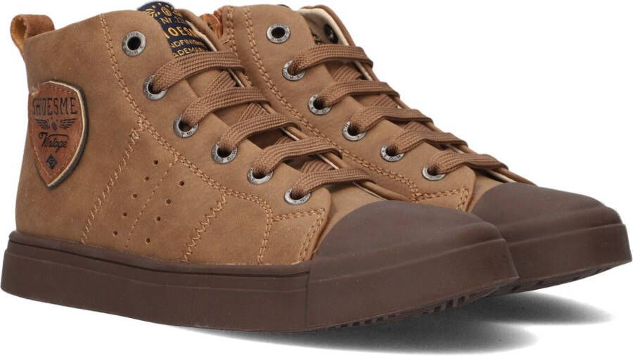 Shoesme Cognac Hoge Sneaker Sh23w036