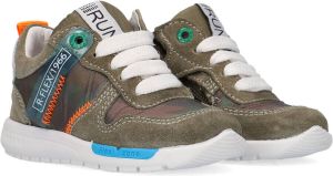 Shoesme Sneakers | Jongens | Army Green | Leer |