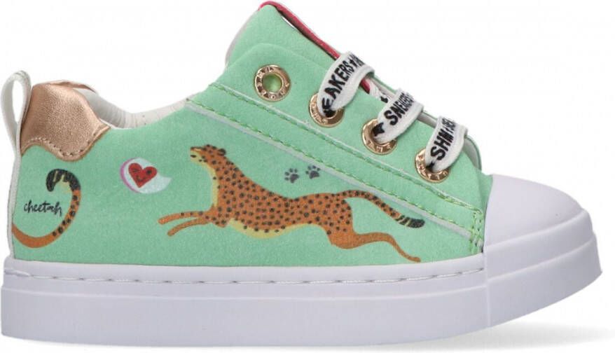 Shoesme veterschoen Veterschoenen groen