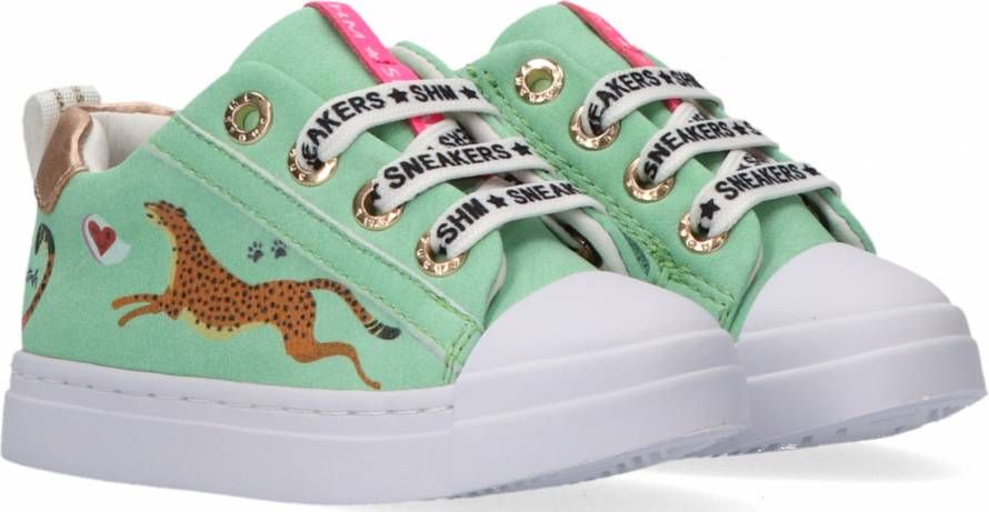 Shoesme Groene Lage Sneakers Sh21s002