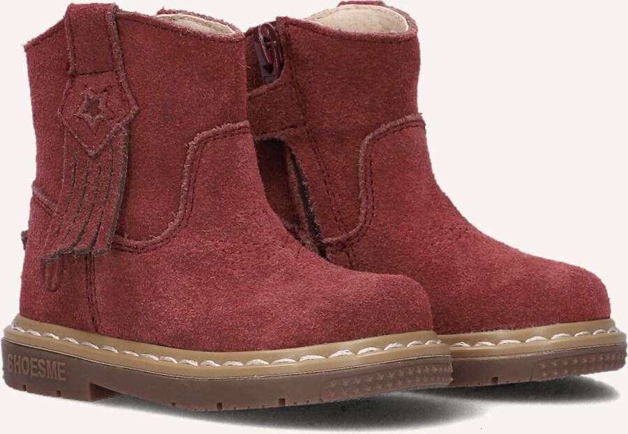 Shoesme B w004 Laarzen Suède Meisjes Rood
