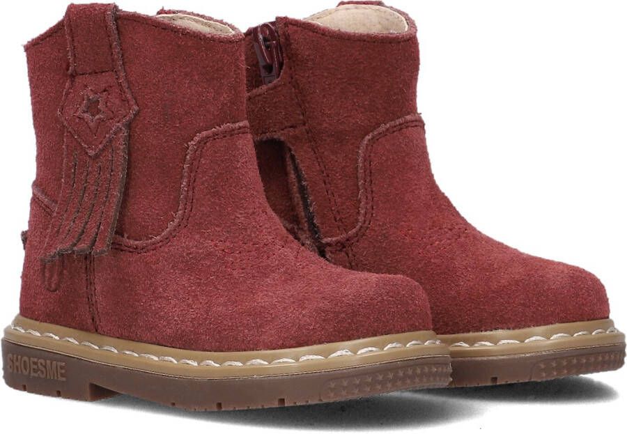 Shoesme B w004 Laarzen Suède Meisjes Rood