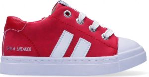 Shoesme Sh21s010 Lage sneakers Leren Sneaker Rood