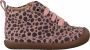 Shoesme Baby | Veterschoenen | Meisjes jongens | PINK ANIMAL PRINT | Leer - Thumbnail 1