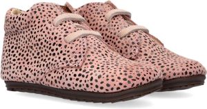 Shoesme Baby | Veterschoenen | Meisjes | Rosa | Leer