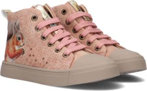 Shoesme Sneakers | Meisjes | Pink Squirrel | Leer |