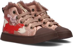 Shoesme Sh23w020 Hoge sneakers Leren Sneaker Meisjes Kids Roze
