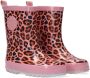 Shoesme regenlaarzen met panterprint roze Meisjes Rubber Panterprint 21 - Thumbnail 1