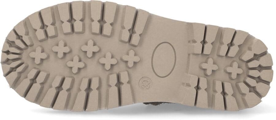 Shoesme suède enkelboots met profielzool kaki - Foto 5
