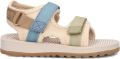 Shoesme Beige Lichtgewicht Sandaal Sandalen Kind Jongens Beige Blue Green Spandex - Beige