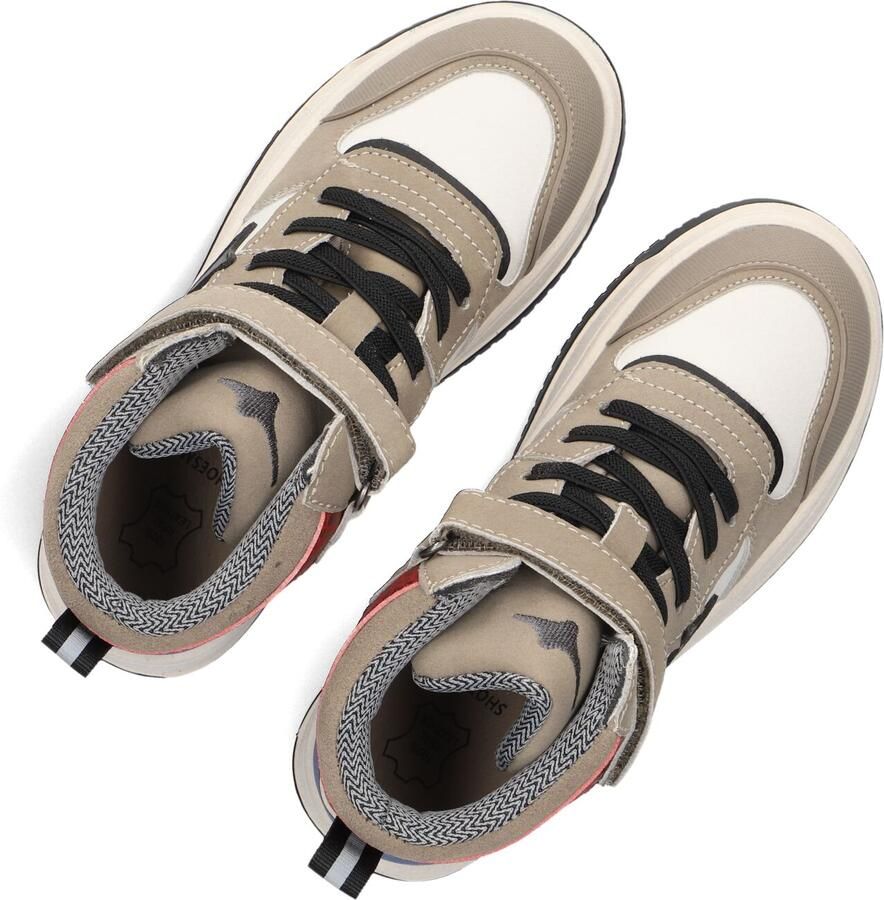 Shoesme waterproof veterboots taupe multi Kinderschoenen - Foto 4
