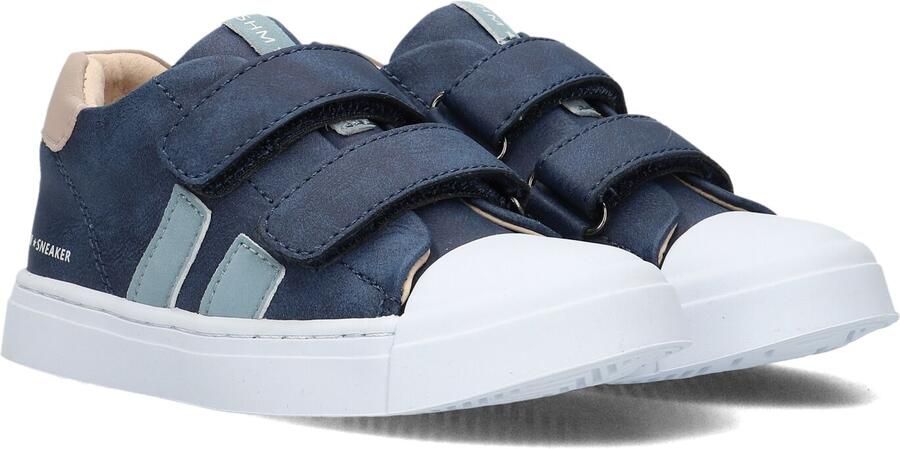 Shoesme Sh24s005 Sneakers Jongens Leren Sneaker Blauw