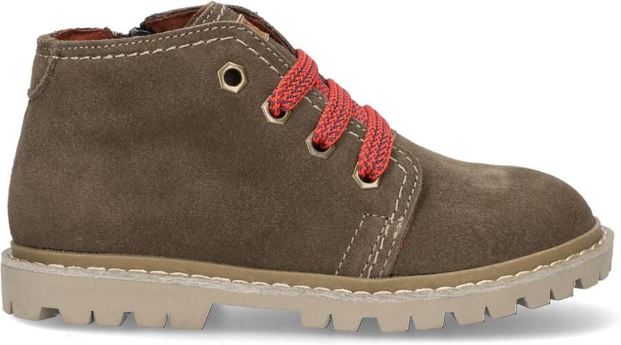 Shoesme suède enkelboots olijfgroen - Foto 3
