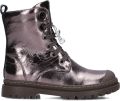 Shoesme suède enkelboots zilver Meisjes Imitatieleer - Bruin