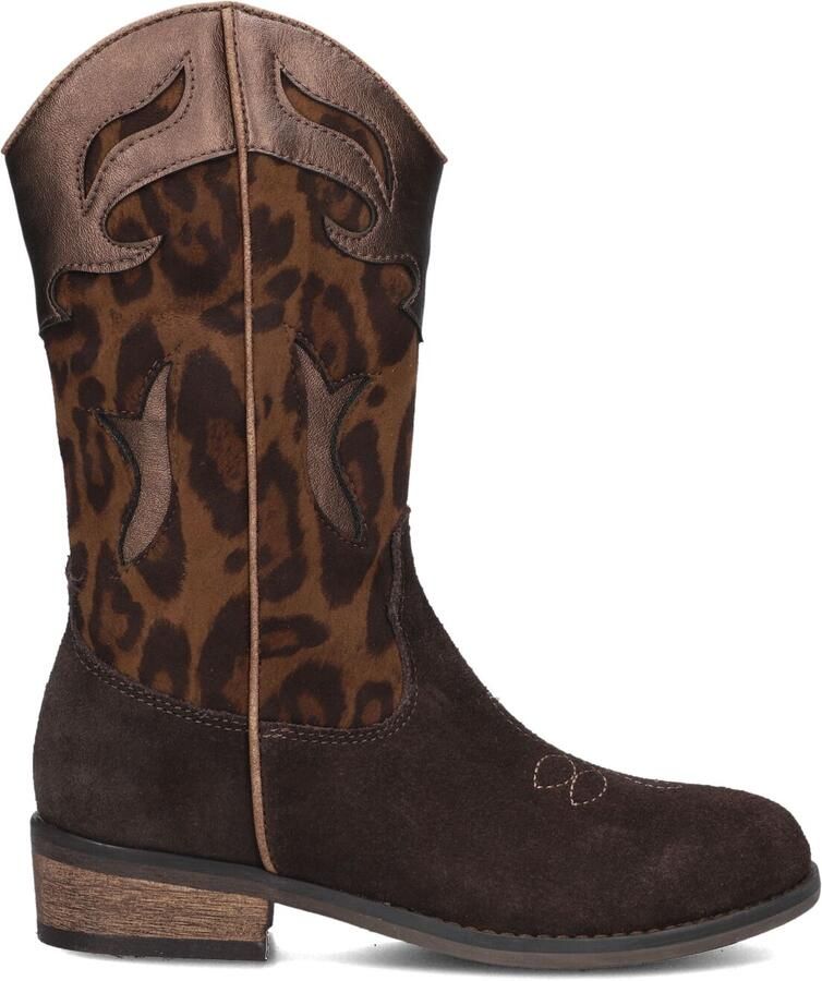 Shoesme Selected Western laars bruin combi - Foto 3