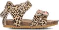 Shoesme sandalen beige zwart Meisjes Leer - Beige