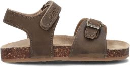 Shoesme leren sandalen kaki Groen Leer