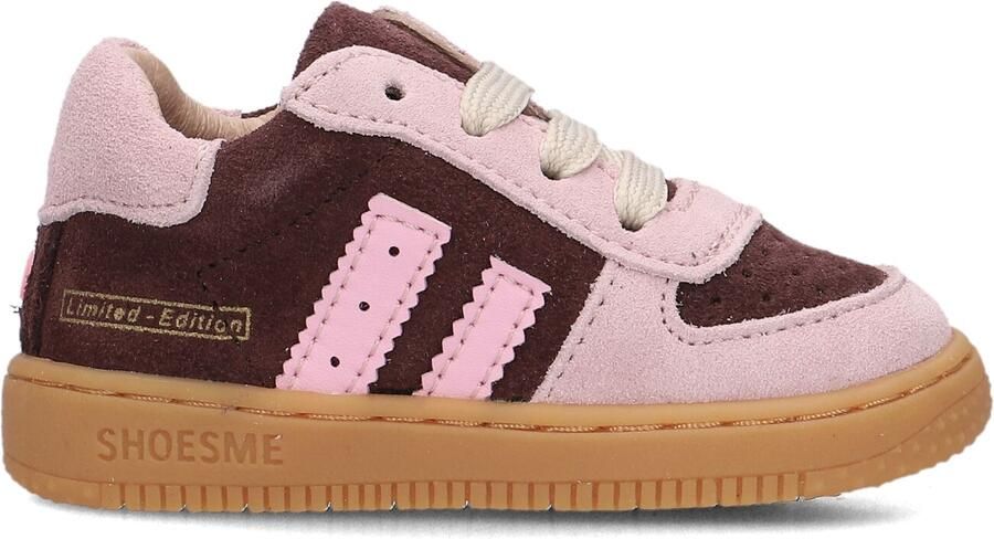 Shoesme sneakers roze Suède Kinderschoenen