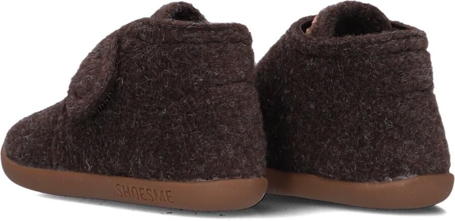 Shoesme Donkerbruin Vilten Slofje Baby Slofjes Unisex Dark Brown Vilt - Foto 3