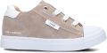 Shoesme Taupe Sneaker Veterschoen Kind Taupe Microleer - Bruin