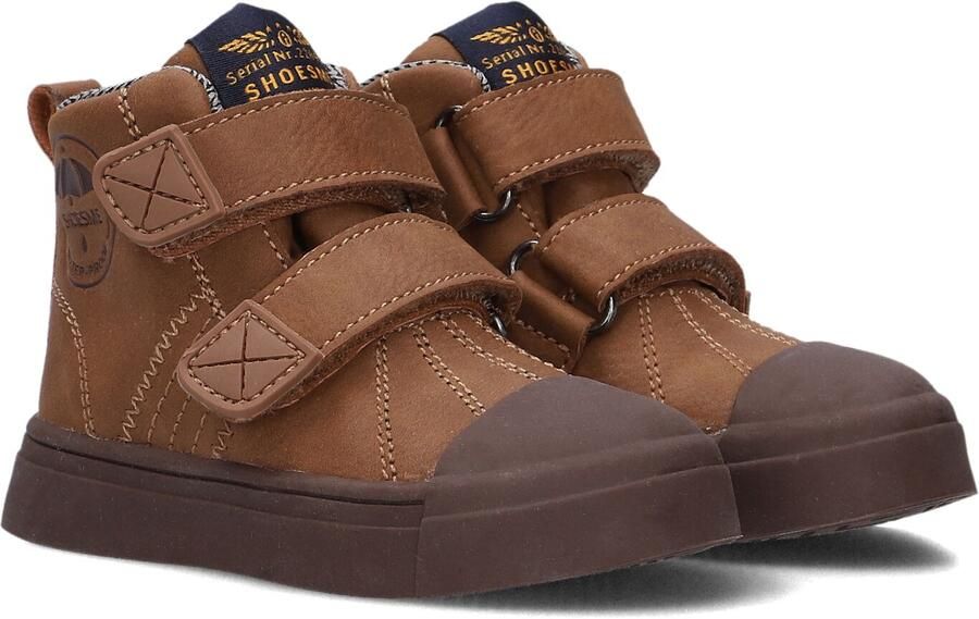 Shoesme Cognac Water-Proof Bootie Sneakers Kinderen Jongens Cognac Microfiber nubuck