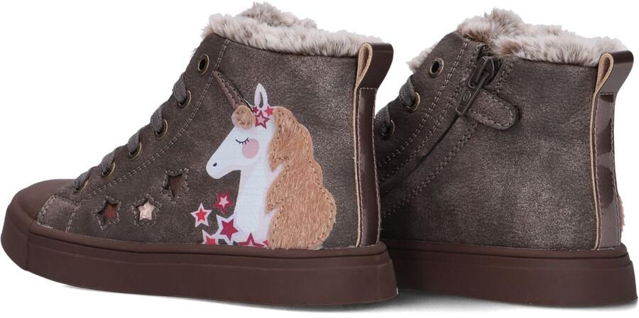 Shoesme suède sneakers donkerbruin Sneaker van - Foto 5