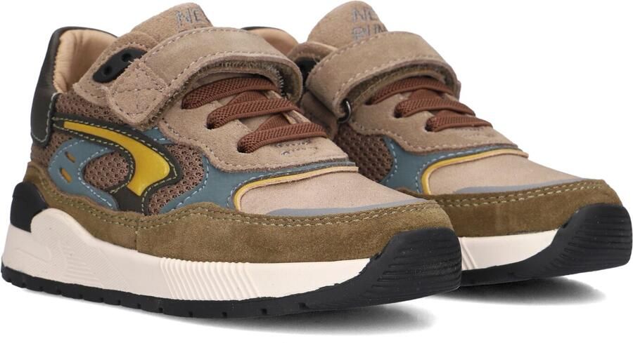 Shoesme suède sneakers olijfgroen grijsgroen