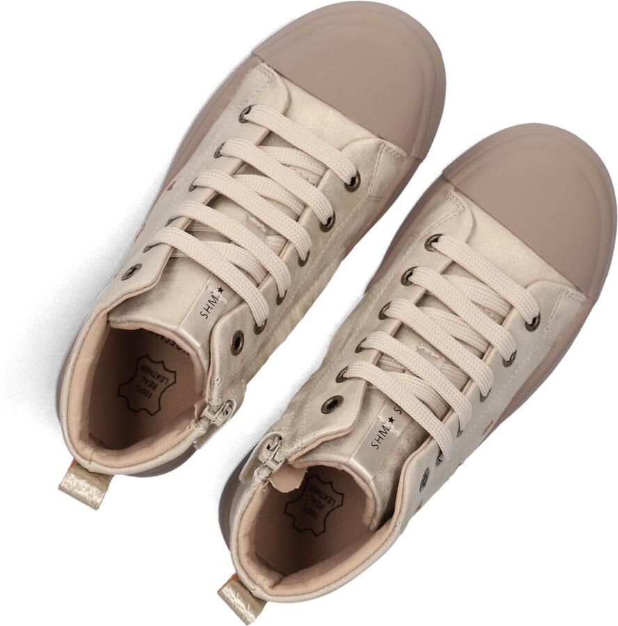 Shoesme Gouden Veterboot Veterschoen Kind Meisjes Gold Metallic;Microfiber Leer - Foto 4