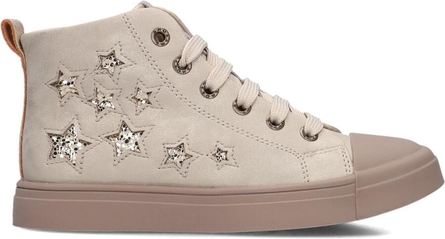 Shoesme Gouden Veterboot Veterschoen Kind Meisjes Gold Metallic;Microfiber Leer