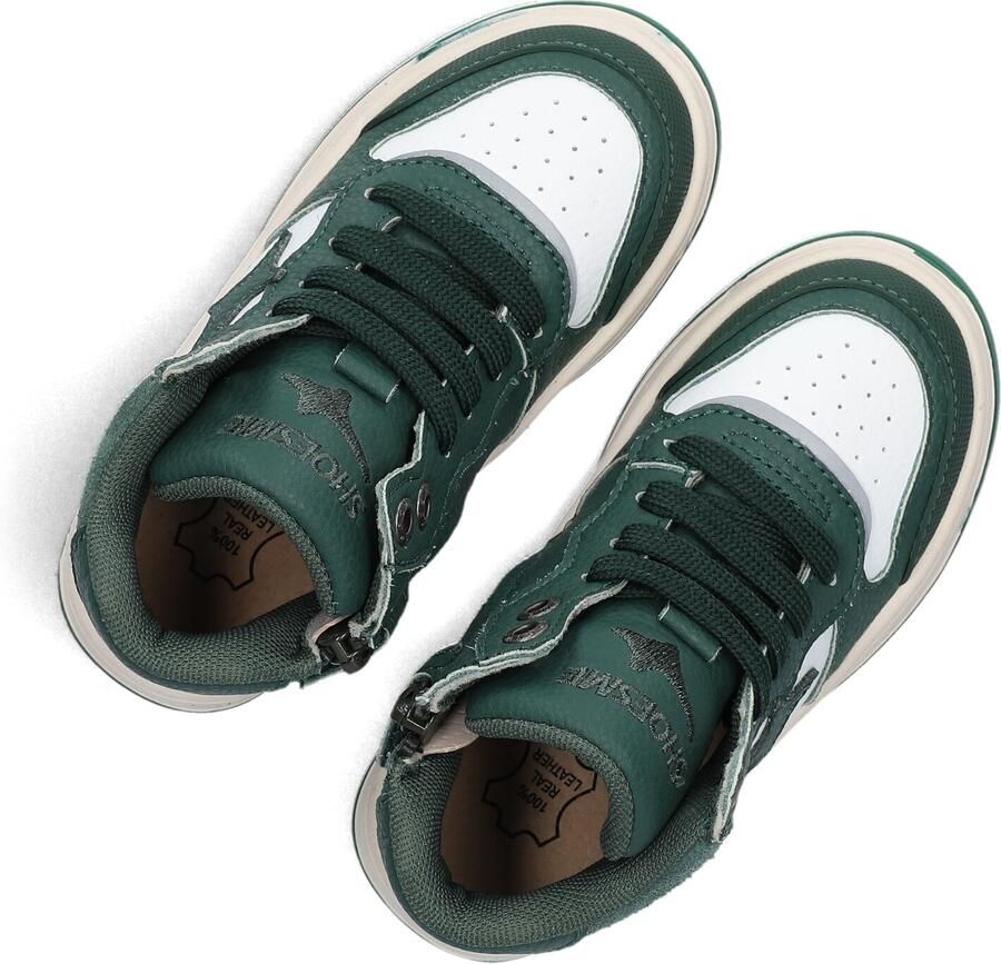 Shoesme Groene Sneaker Sneakers Kinderen Green White Suède - Foto 5