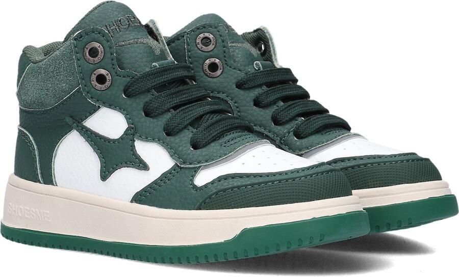 Shoesme Groene Sneaker Sneakers Kinderen Green White Suède