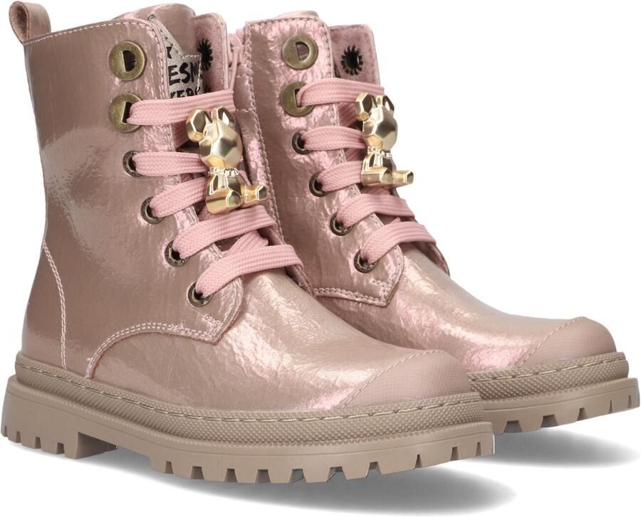 Shoesme Veterboots Meisjes Roze