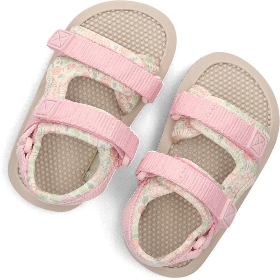 Shoesme Bloemenprint Lichtgewicht Sandaal Sandalen Kind Meisjes Pink Flower Spandex - Foto 2