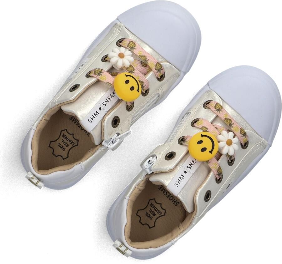Shoesme Parelmoer Sneaker Sneakers Kinderen Meisjes PEARL Microfiber leer - Foto 4