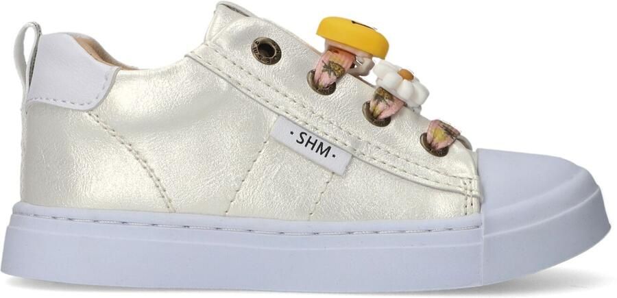 Shoesme Parelmoer Sneaker Sneakers Kinderen Meisjes PEARL Microfiber leer