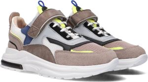 Shoesme Sneakers | Jongens | Grey Yellow | Leer