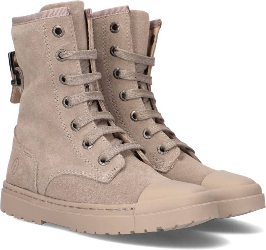 Shoesme Veterschoen hoog Veterschoen hoog taupe