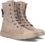 Shoesme Veterschoen hoog Veterschoen hoog taupe - Thumbnail 1