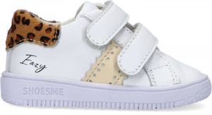 Shoesme Baby | Lage schoenen | Meisjes | WHITE LEOPARDO | Leer |