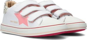 Shoesme On22s200 Lage sneakers Leren Sneaker Meisjes Wit