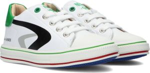 Shoesme On22s201 Lage sneakers Leren Sneaker Jongens Wit