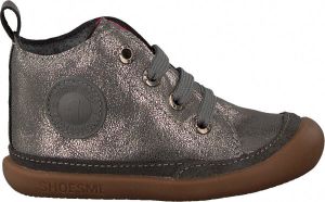 Shoesme Baby | Babysneakers | Meisjes | Old Silver | Leer