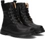 Shoesme Nt21w005 Veterboots Laarzen Met Veters Meisjes Kids Zwart - Thumbnail 1