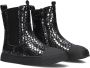 Shoesme Laarzen Meisjes Old Silver Black Leer - Thumbnail 1
