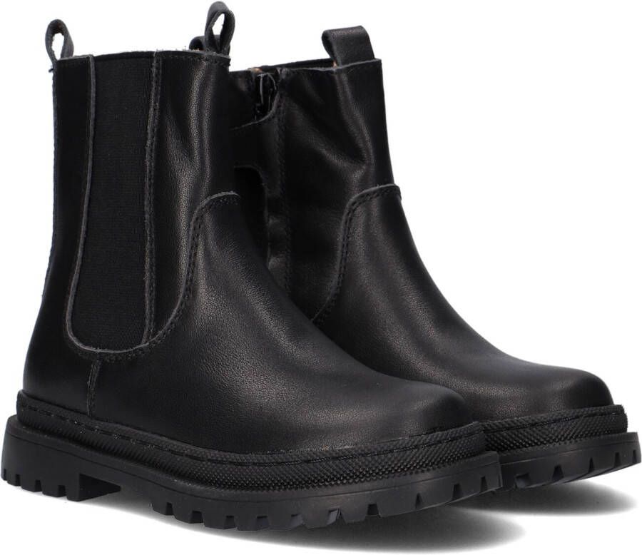 Shoesme NT21W004-B leren chelsea boots zwart Meisjes Leer 25