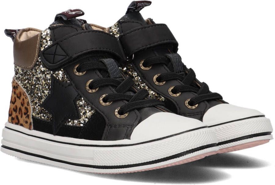 Shoesme Sneakers | | Black Gold | Leer