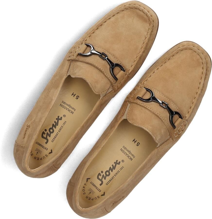SIOUX Mocassins Dames Cortizia Maat: 42 5 Materiaal: Suède Kleur: Camel - Foto 2